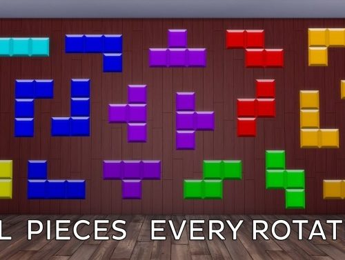 Tetris Wall Sticker by Ahinana