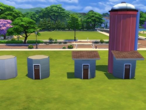 Farm and Industry Silos by Snowhaze