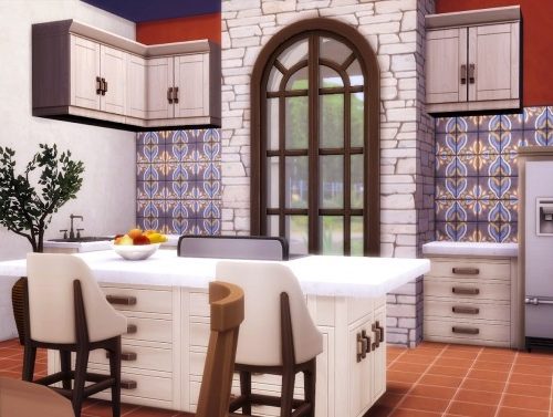 Spanish House at Akai Sims – kaibellvert