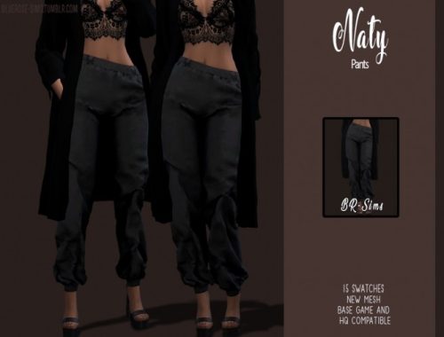 Naty pants by Liseth Barquero at BlueRose-Sims