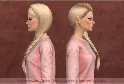 Nightcrawler`s Azure Hair Retextured