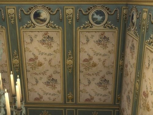 Marie Antoinette Floral Walls at Regal Sims