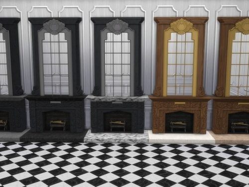 Dark Lux Fireplace – Tall Version by TheJim07