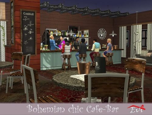 Bohemian chic Cafe-Bar by evi