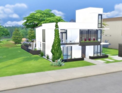 Modern House 43 at Via Sims