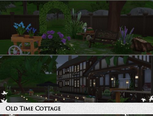 Old Time Cottage by Gwynnbleidd