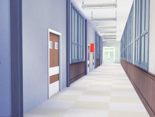 Japanese style highschool