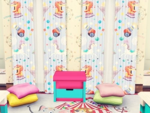 Kids` room Circus at Simming With Mary
