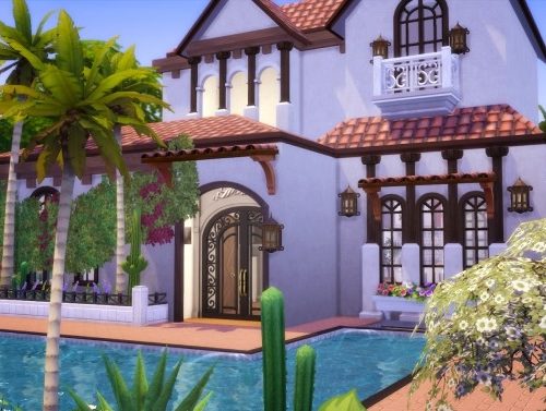 Spanish House at Akai Sims – kaibellvert