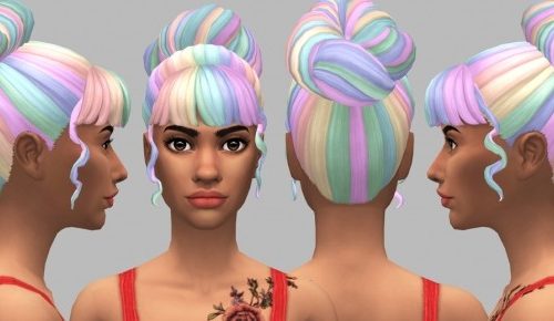 Bubblegum Hairs at Saurus Sims