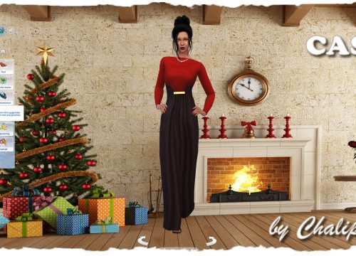 4x Christmas CAS background by Chalipo at All 4 Sims