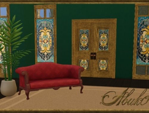 5 Vitro Glass Doors + Windows – 3 recolors at Abuk0 Sims4