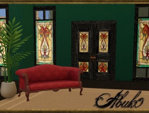 5 Vitro Glass Doors + Windows – 3 recolors at Abuk0 Sims4