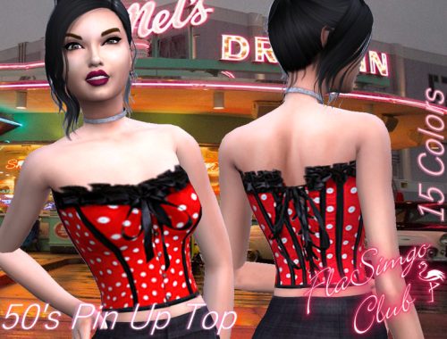 50's Pin Up Top