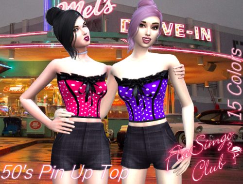 50's Pin Up Top