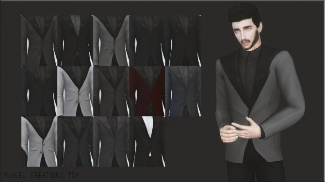 GENTLEMAN SUIT at Victor Miguel - The Sims 4 Catalog