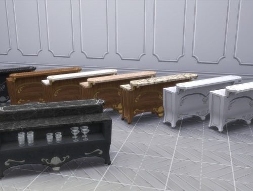 Dark Lux Bar & Barstool from TS3 by TheJim07
