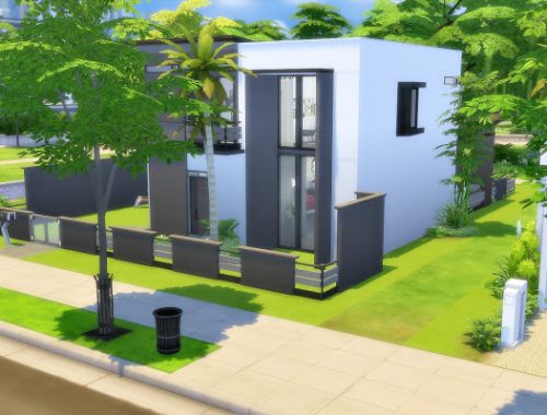 Modern Small House 40 at Via Sims