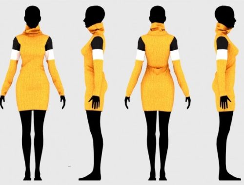 Selena Sweater Dress at Daisy Pixels