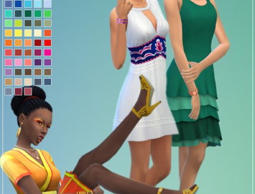 Kumquats fan made shoes pack by Standardheld at SimsWorkshop