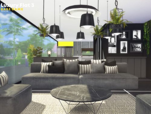 Luxury Flat 3 by Pralinesims