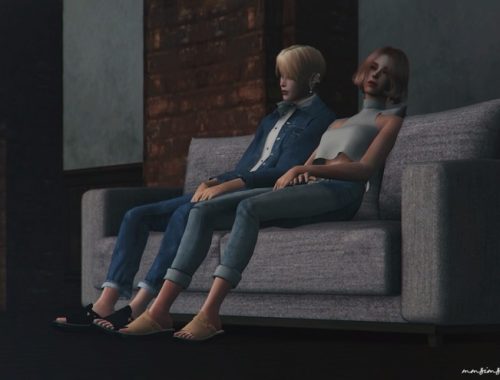 Single strap sandal at MMSIMS