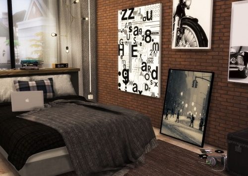 The Man Cave by RubyRed at Ruby’s Home Design