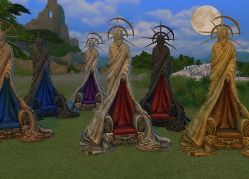 Rick’s Throne by BigUglyHag at SimsWorkshop
