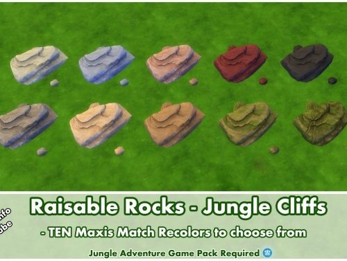 Raisable Rocks Jungle Cliffs by Bakie