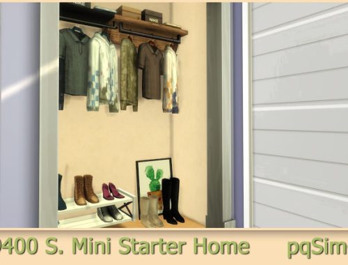 9400 S Mini Starter Home at pqSims4