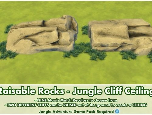 Raisable Rocks Jungle Cliff Ceilings by Bakie