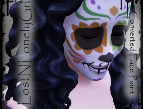 Face Paint Conversions and Unlocks Pu-Eu by LostNlonelyGrl86