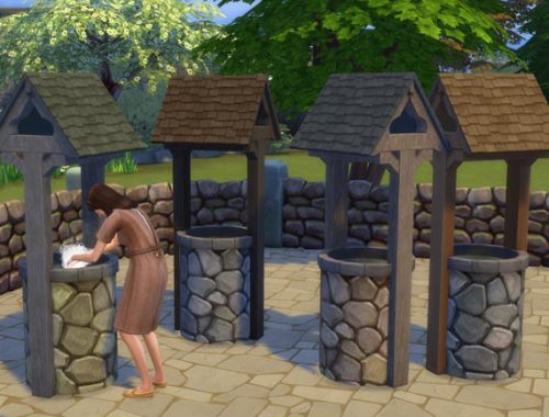 Fountain sink by Mammut at Blacky’s Sims Zoo