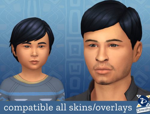 Realistic monolid overlay (Asian eyelid)