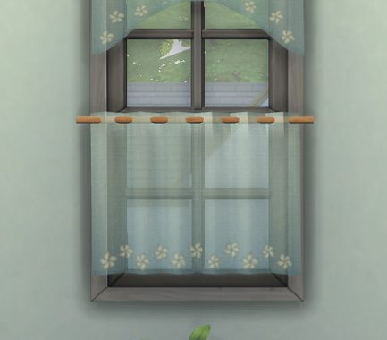 Bistro curtains 1 round cut by mammut at Blacky’s Sims Zoo