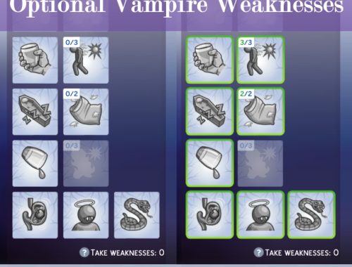Optional Vampire Weaknesses by nyandesu
