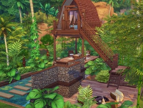 Tropical Treehouse at Akai Sims – kaibellvert