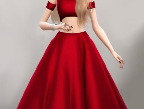 Dream Dress by Liseth Barquero at BlueRose-Sims