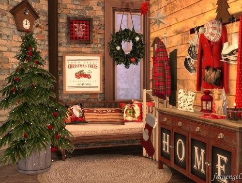 Christmas Flowers Cottage at Frau Engel