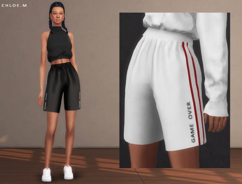 ChloeM-Sports shorts FM