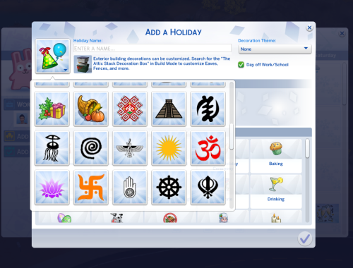 Religious Holiday Icon's