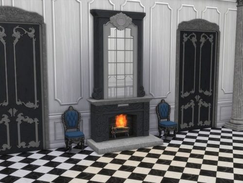 Dark Lux Fireplace – Tall Version by TheJim07