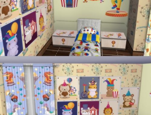 Circus Kids` Room Set at Simming With Mary