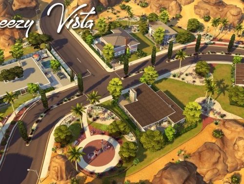 Just Maristella (Save File) Oasis Springs redone at Jenba Sims