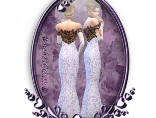 1900’s dress by Rosah at Sims Dentelle