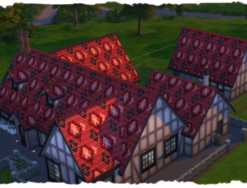 5x roof pattern by Chalipo at All 4 Sims