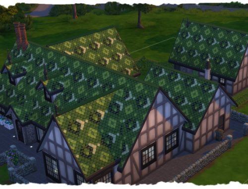 5x roof pattern by Chalipo at All 4 Sims
