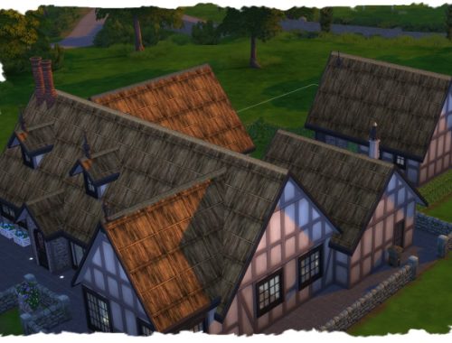 5x roof pattern by Chalipo at All 4 Sims