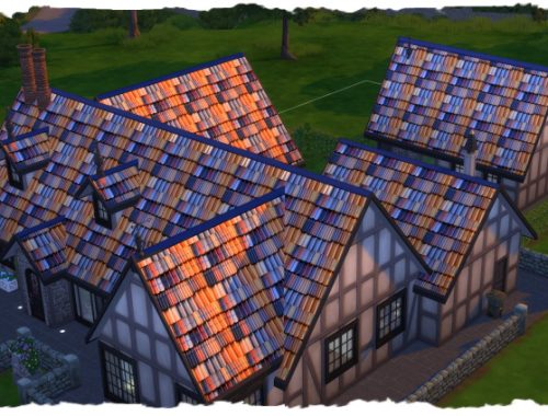 5x roof pattern by Chalipo at All 4 Sims