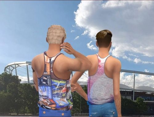 6 tank tops for men by Mabra at Arte Della Vita